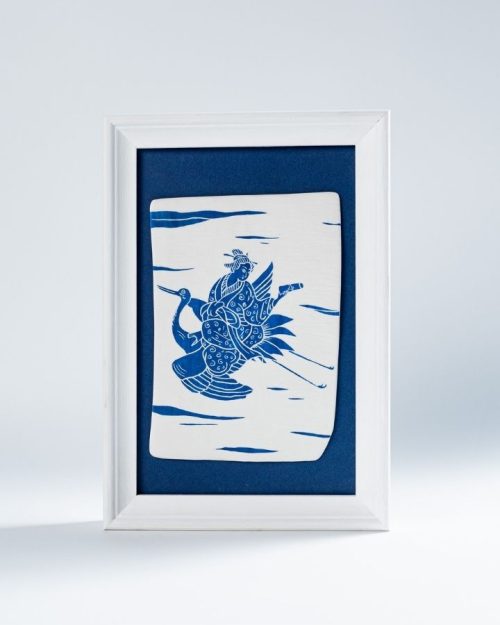 Quadro porcellana sgraffito